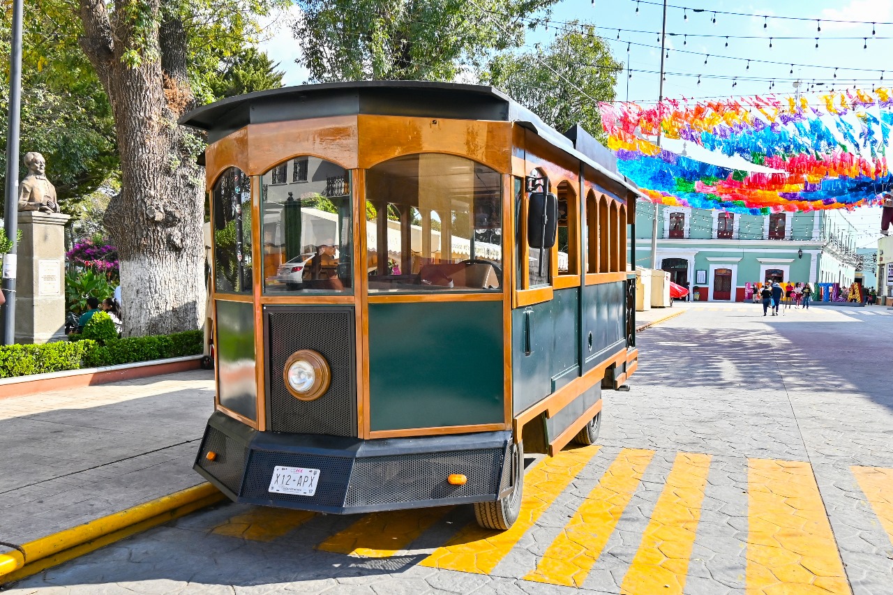 Descubre Huamantla a bordo del tranvía y vive una experiencia única en el corazón del Pueblo Mágico